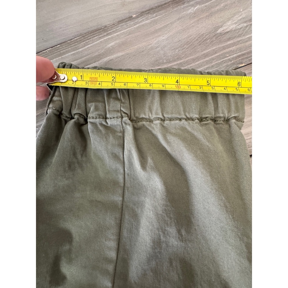 Anthropologie Olive Green Utility Tech Jogger Pants Contrast Stripe Womens 18W - Picture 10 of 11
